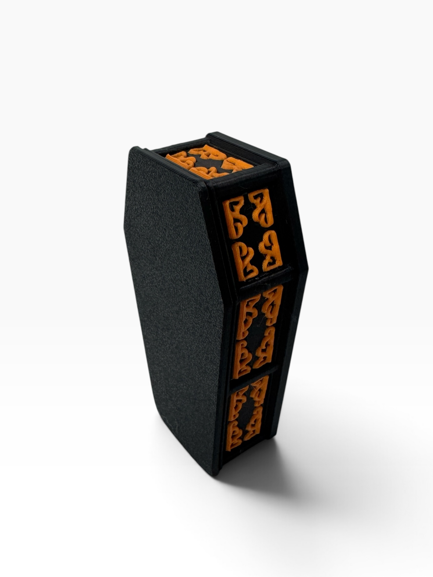 Haunted Coffin Bookshelf Clicker with Reading Ghost