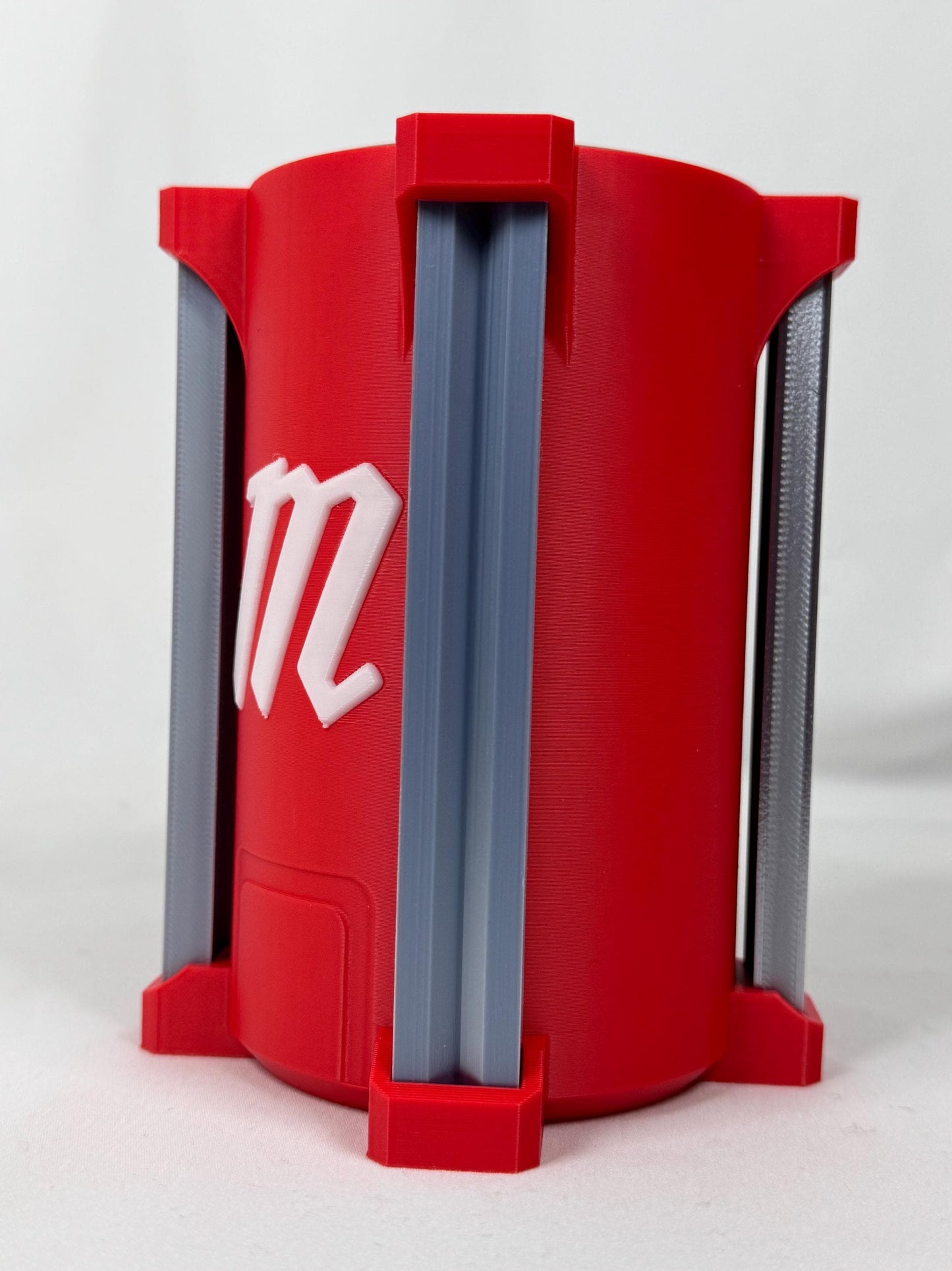 Milwaukee-Inspired 3D Printed 12oz Cup Holder – Fits Ball Aluminum Cup – Heavy-Duty Design – Includes One Cup