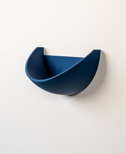 Half Dome Wall Planter with Removable Pot