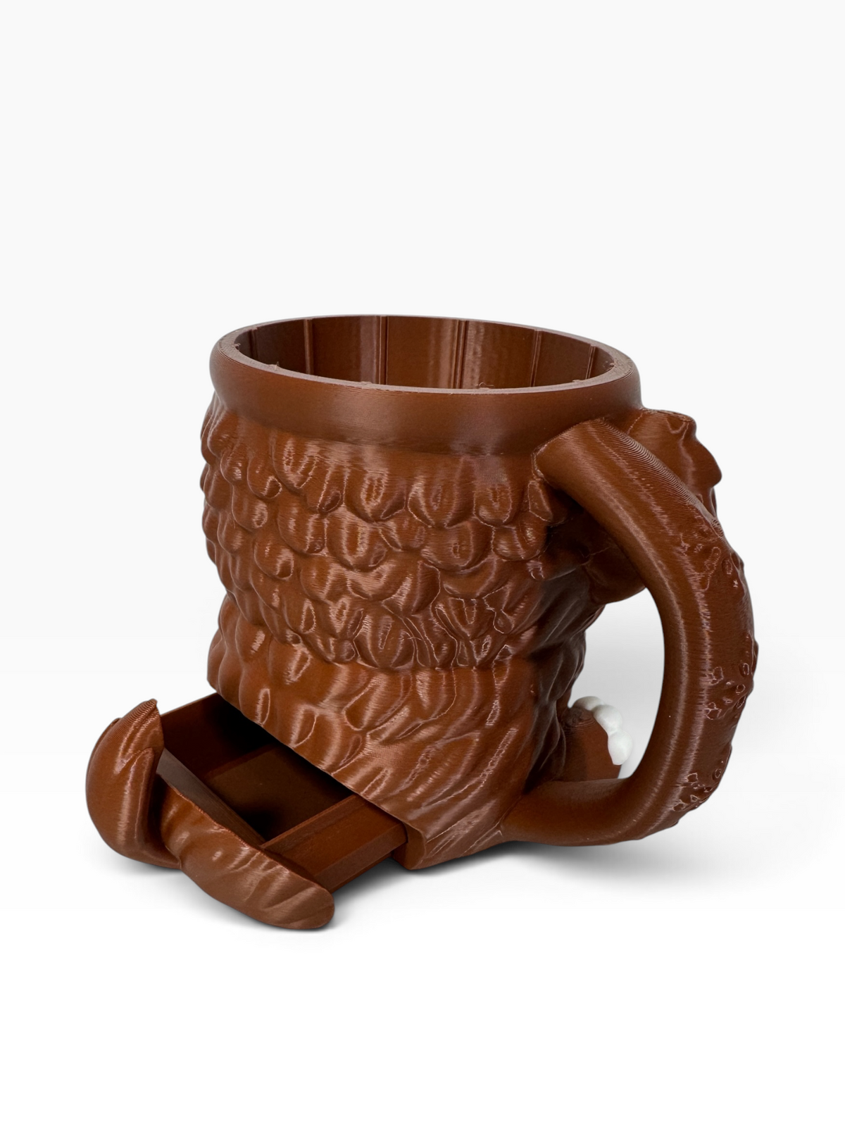 Animal Ice Cream Pint Holder with Handle and Spoon Slots