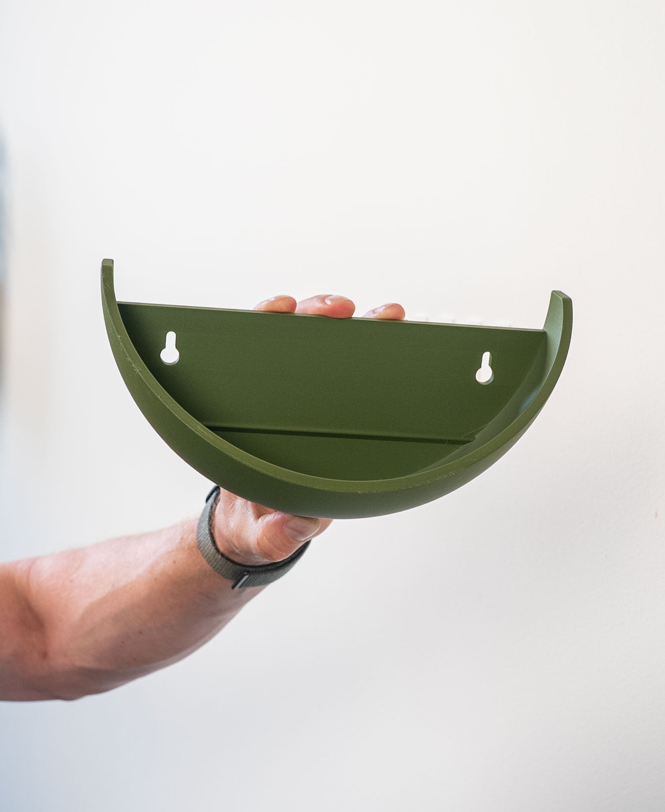 Half Dome Wall Planter with Removable Pot