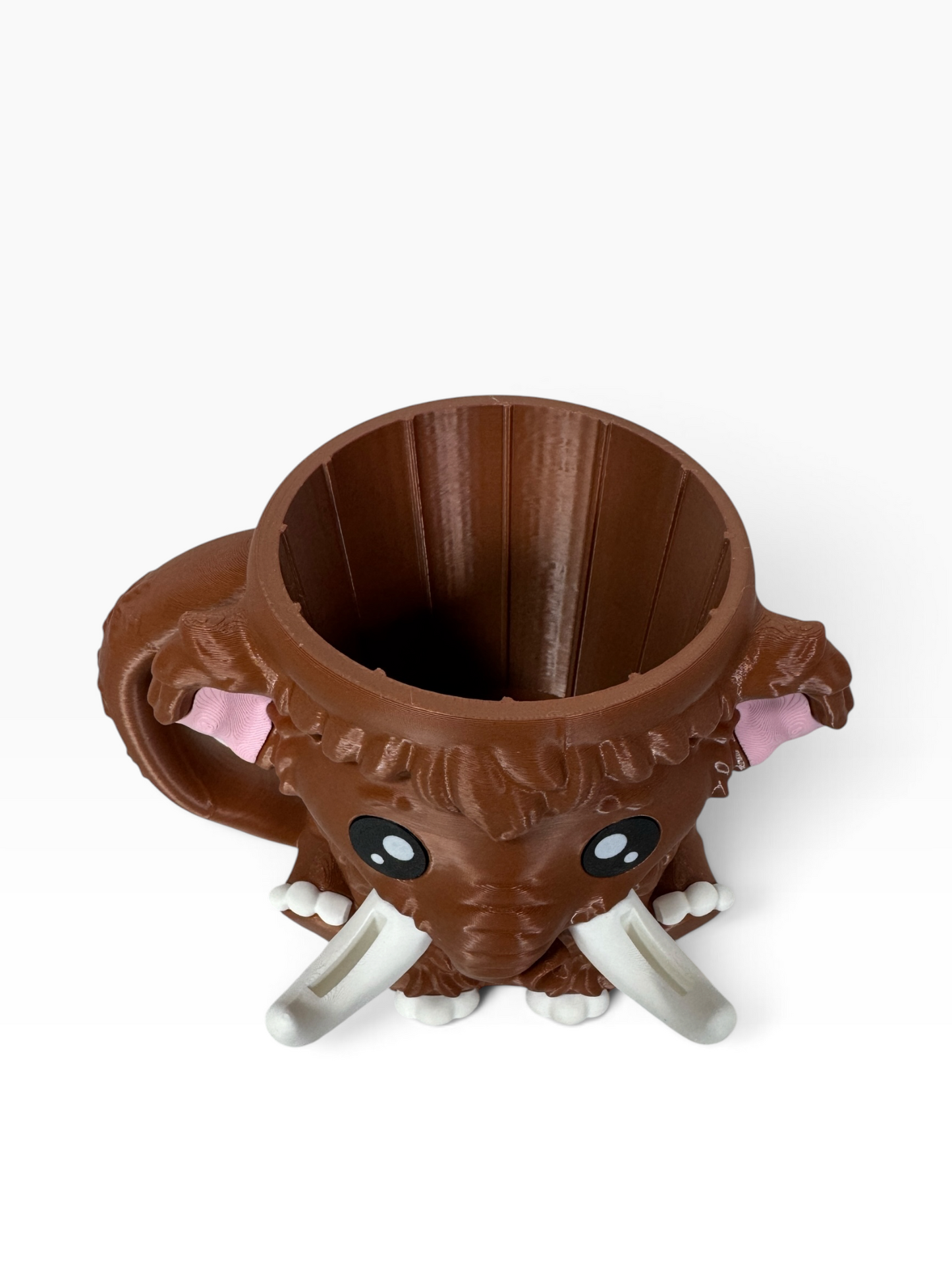 Animal Ice Cream Pint Holder with Handle and Spoon Slots