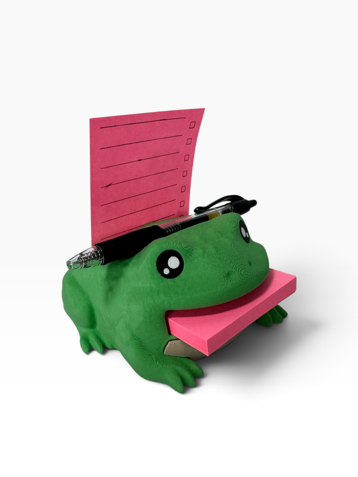 Cute Animal Sticky Note Holder with Writing Templates & Pen Holder