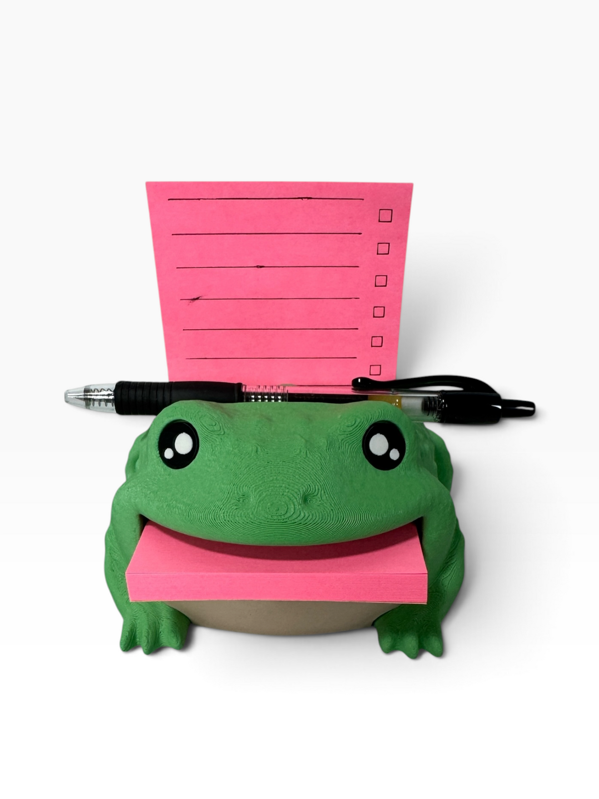Cute Animal Sticky Note Holder with Writing Templates & Pen Holder