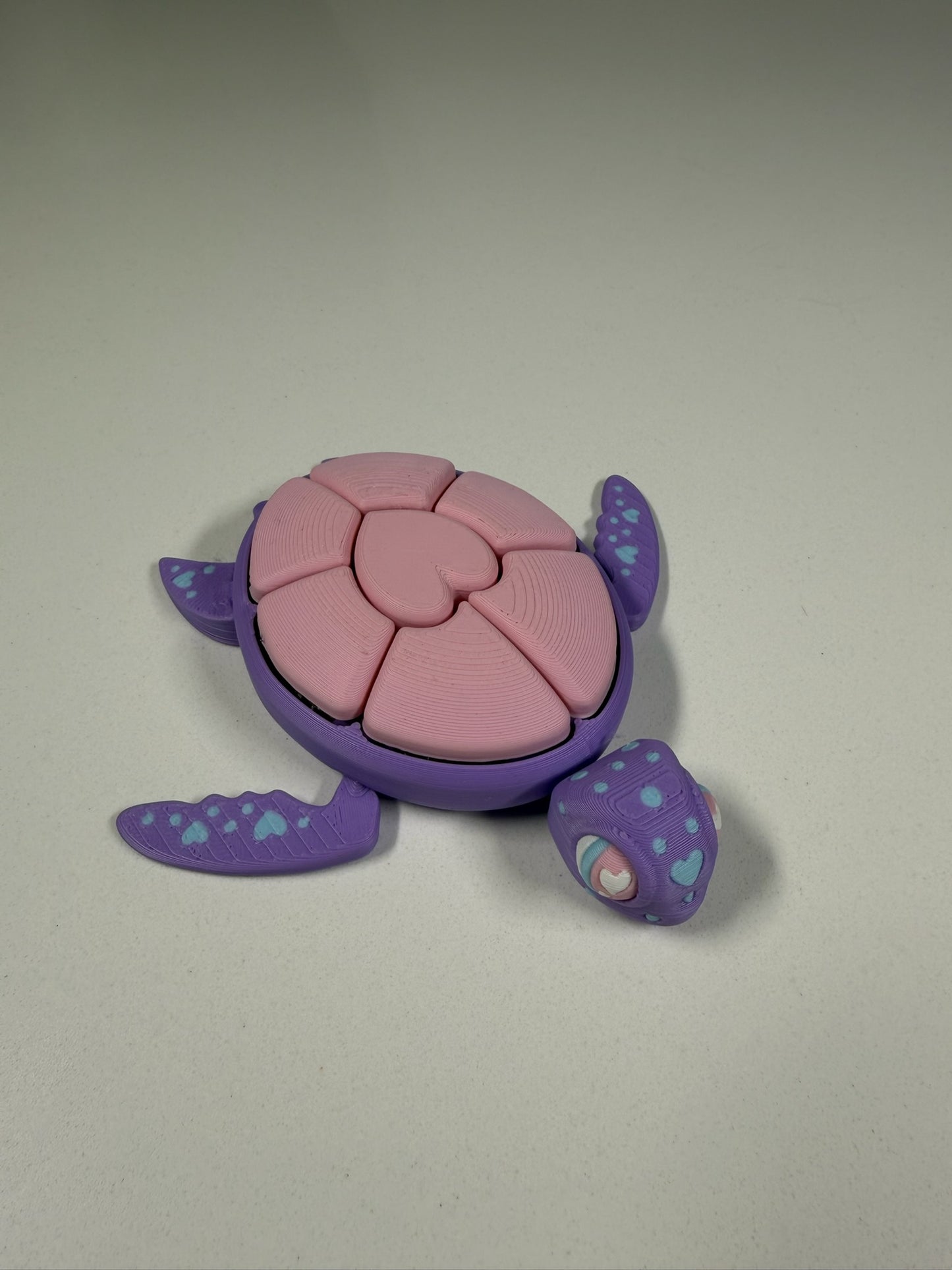 Articulated Turtle Clicker Fidget Toy | Cute Sensory Desk Toy | 3D Printed Stress Relief Clicker