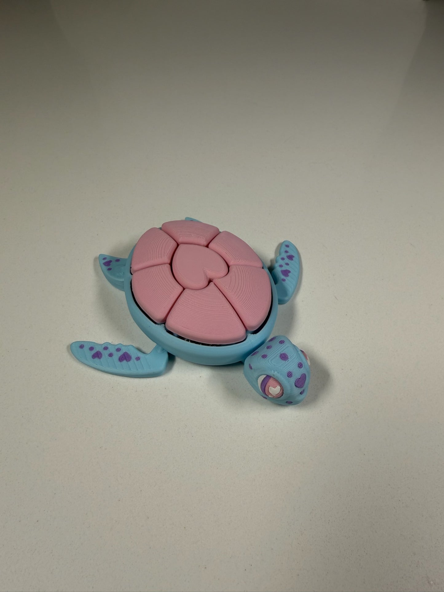 Articulated Turtle Clicker Fidget Toy | Cute Sensory Desk Toy | 3D Printed Stress Relief Clicker