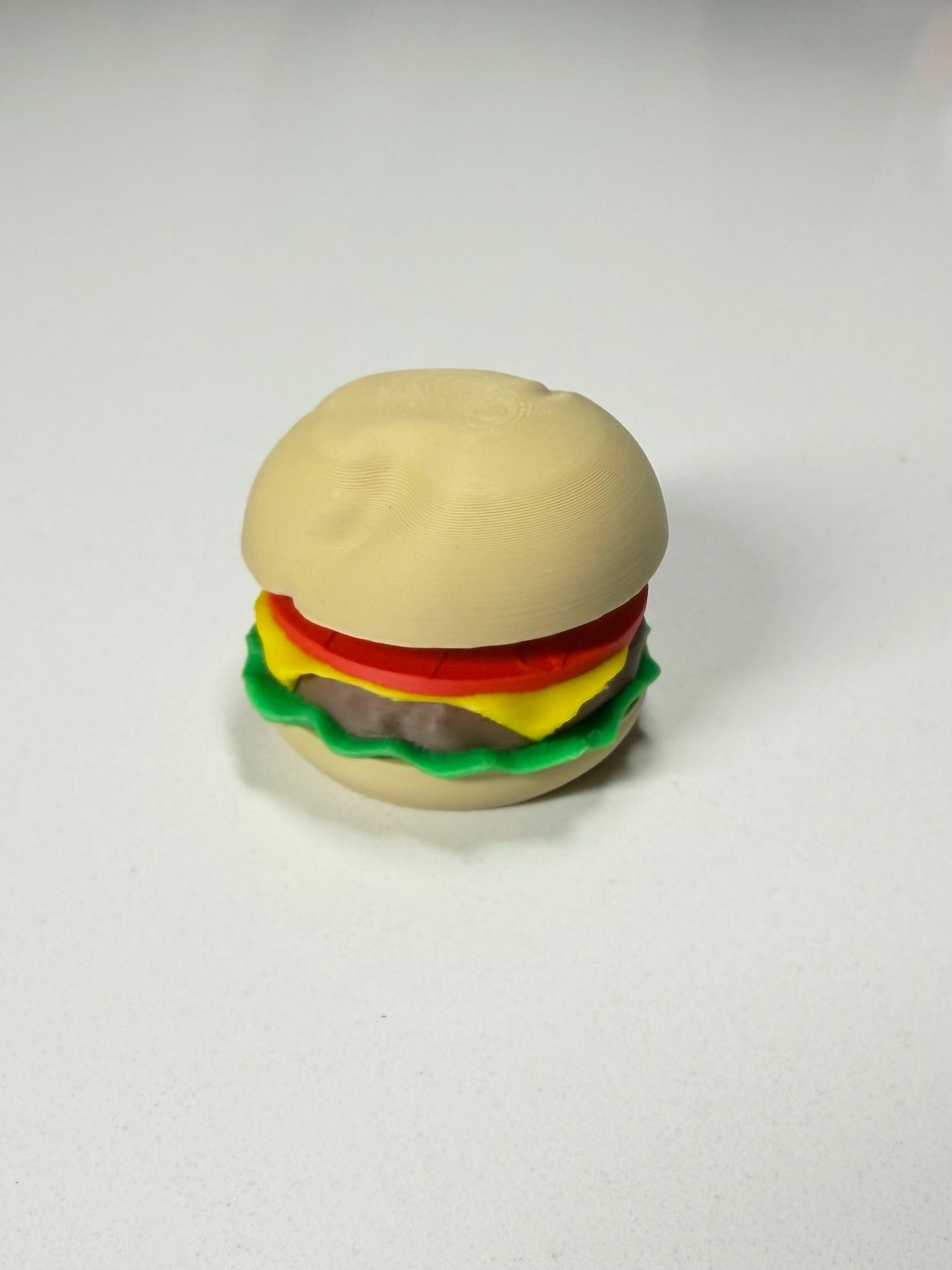 Burger Clicker Fidget Toy | Cute Fast Food Desk Toy | 3D Printed Sensory Clicker