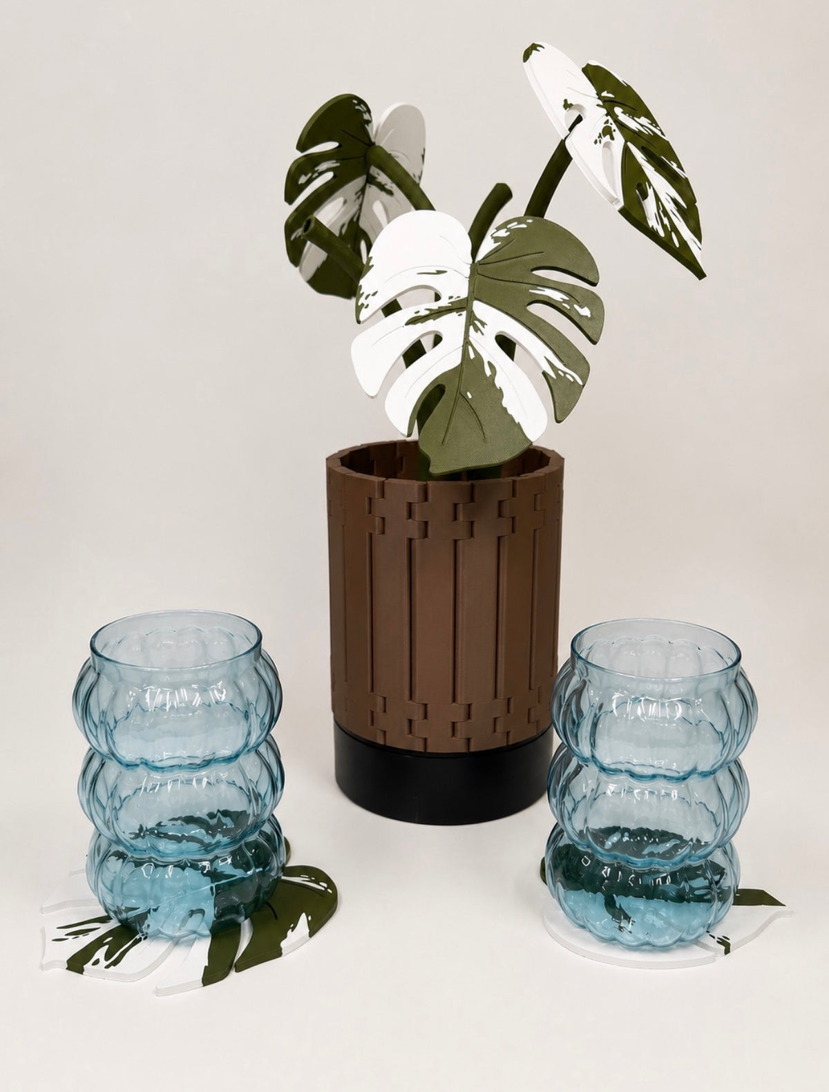 Monstera Coaster Set