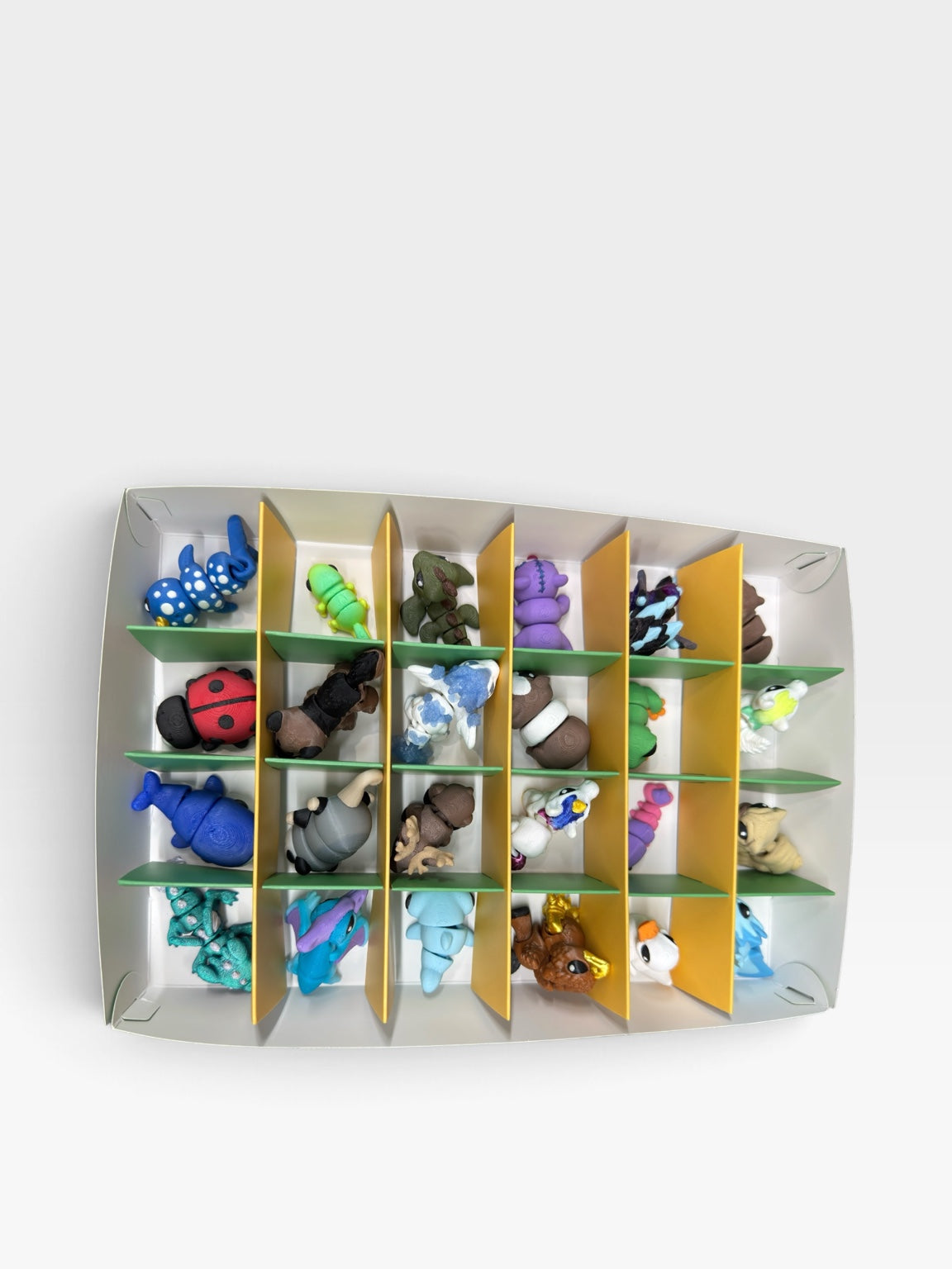 24 Pocket Pals in calendar compartments