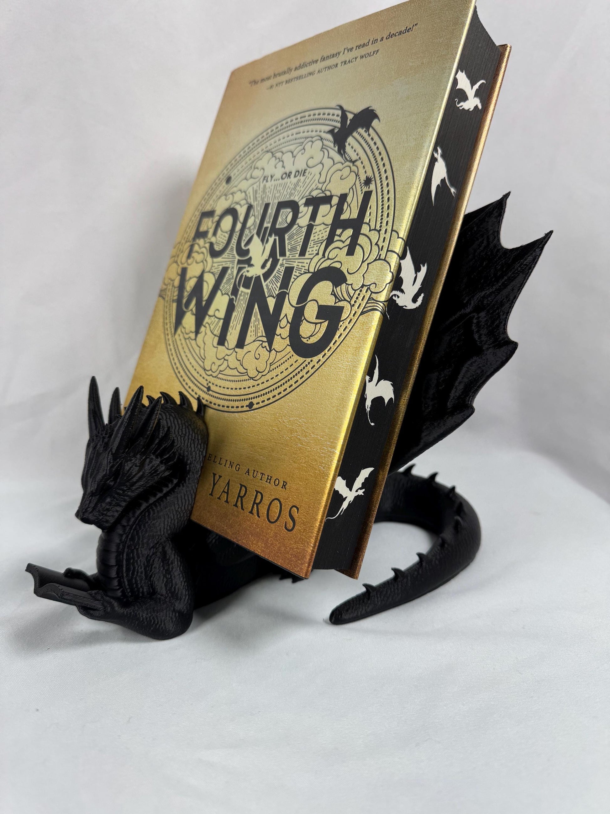 Dragon Book Holder | Fantasy Bookstand | Book Lover Gift | Dragon Home Decor | Fourth Wing Inspired Book Holder | Fantasy Reader Gift