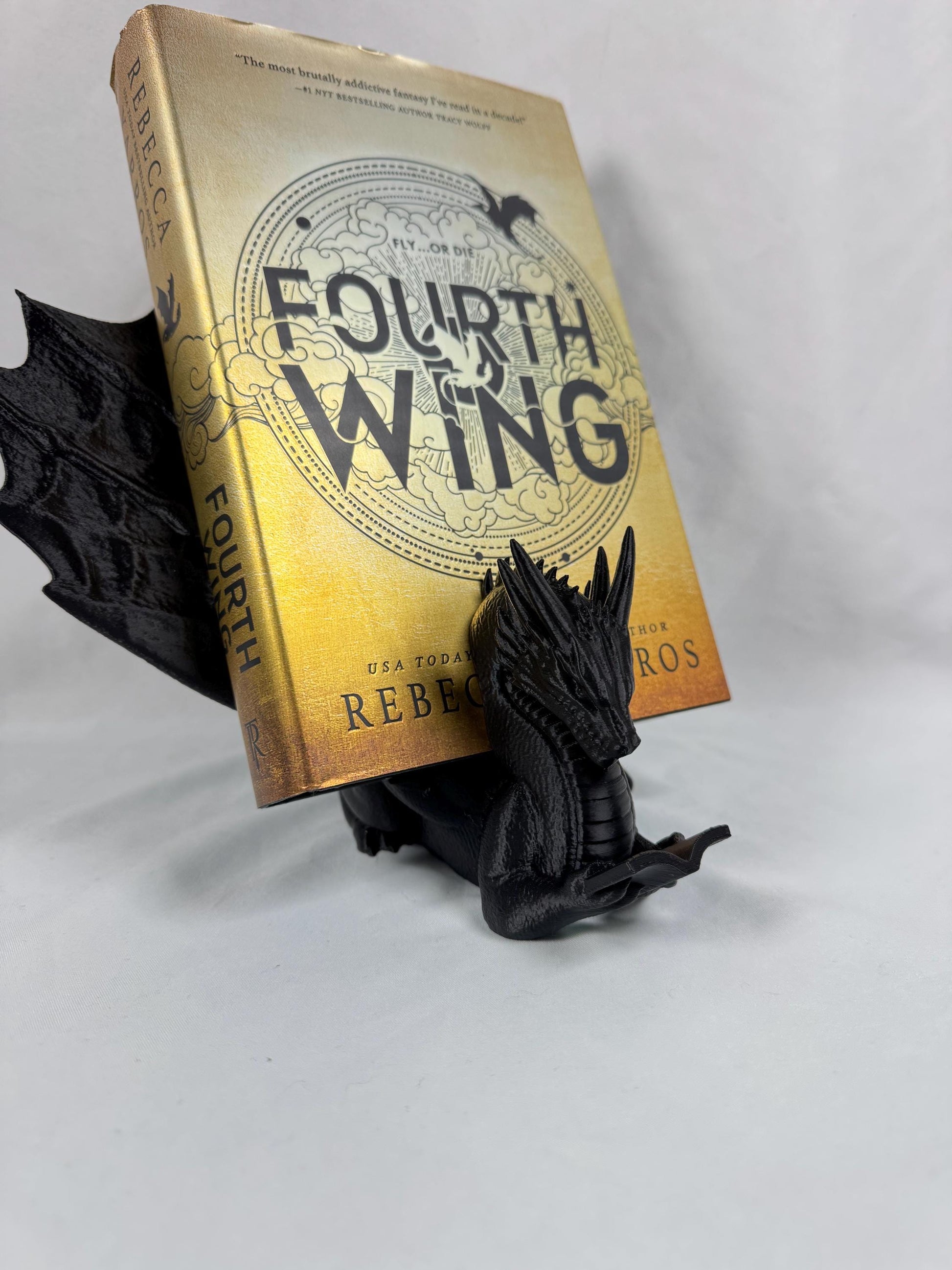 Dragon Book Holder | Fantasy Bookstand | Book Lover Gift | Dragon Home Decor | Fourth Wing Inspired Book Holder | Fantasy Reader Gift