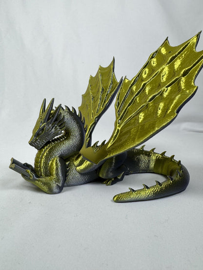 Book Wyrm Reading Dragon Kindle/E-Reader Holder – Fantasy Desk Accessory, Gift for Readers & Dragon Lovers