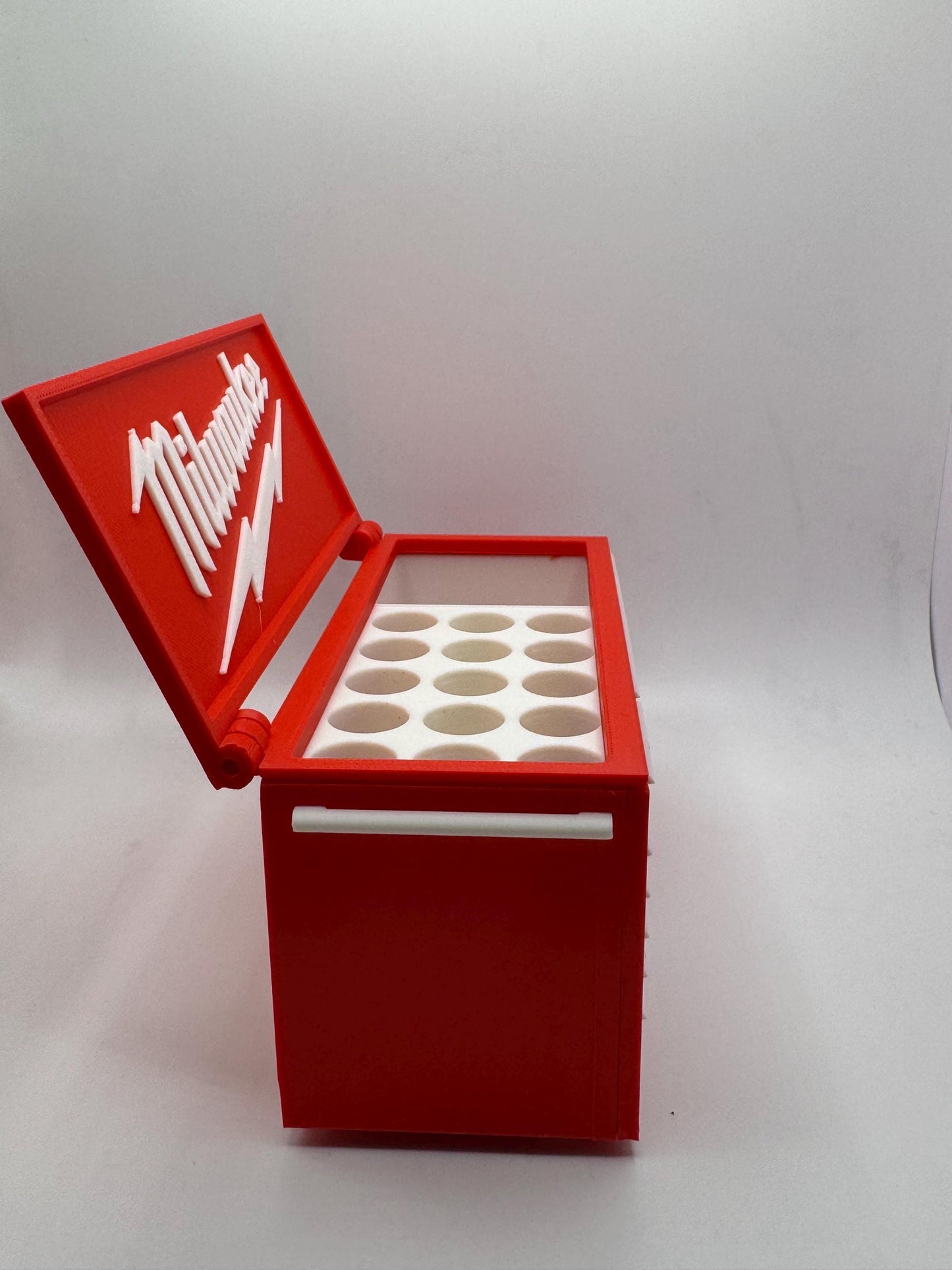 Milwaukee Toolbox Desk Organizer  3D Printed Pen Holder for Tool Lovers