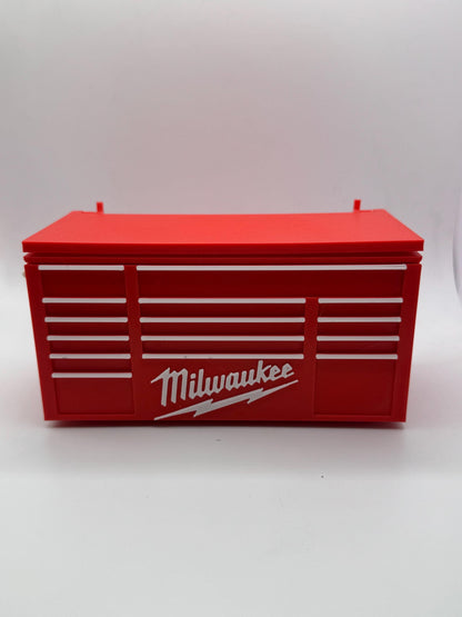 Milwaukee Toolbox Desk Organizer | 3D Printed Pen Holder for Tool Lovers