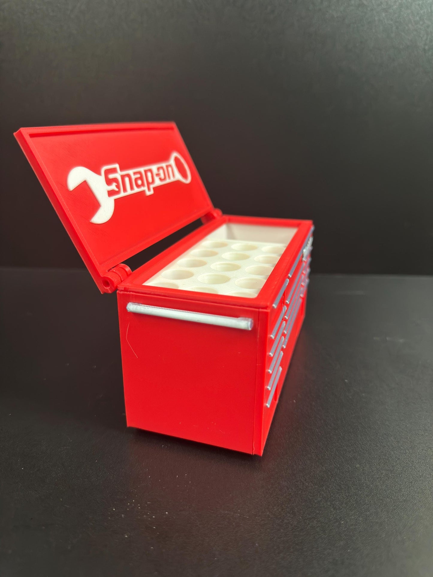 Snap-on Style Toolbox Desk Organizer  3D Printed Pen Holder