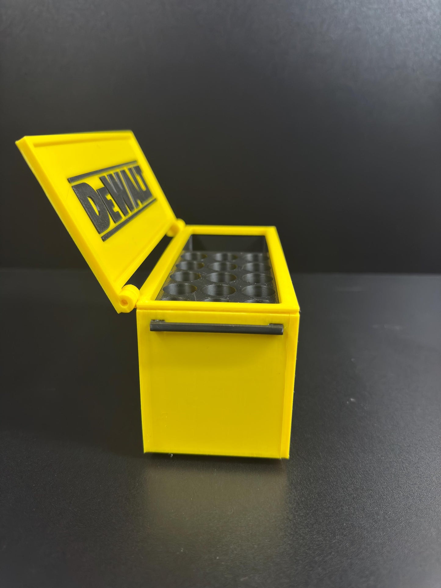 DeWalt Style Toolbox Desk Organizer  Bold 3D Printed Desk Gear