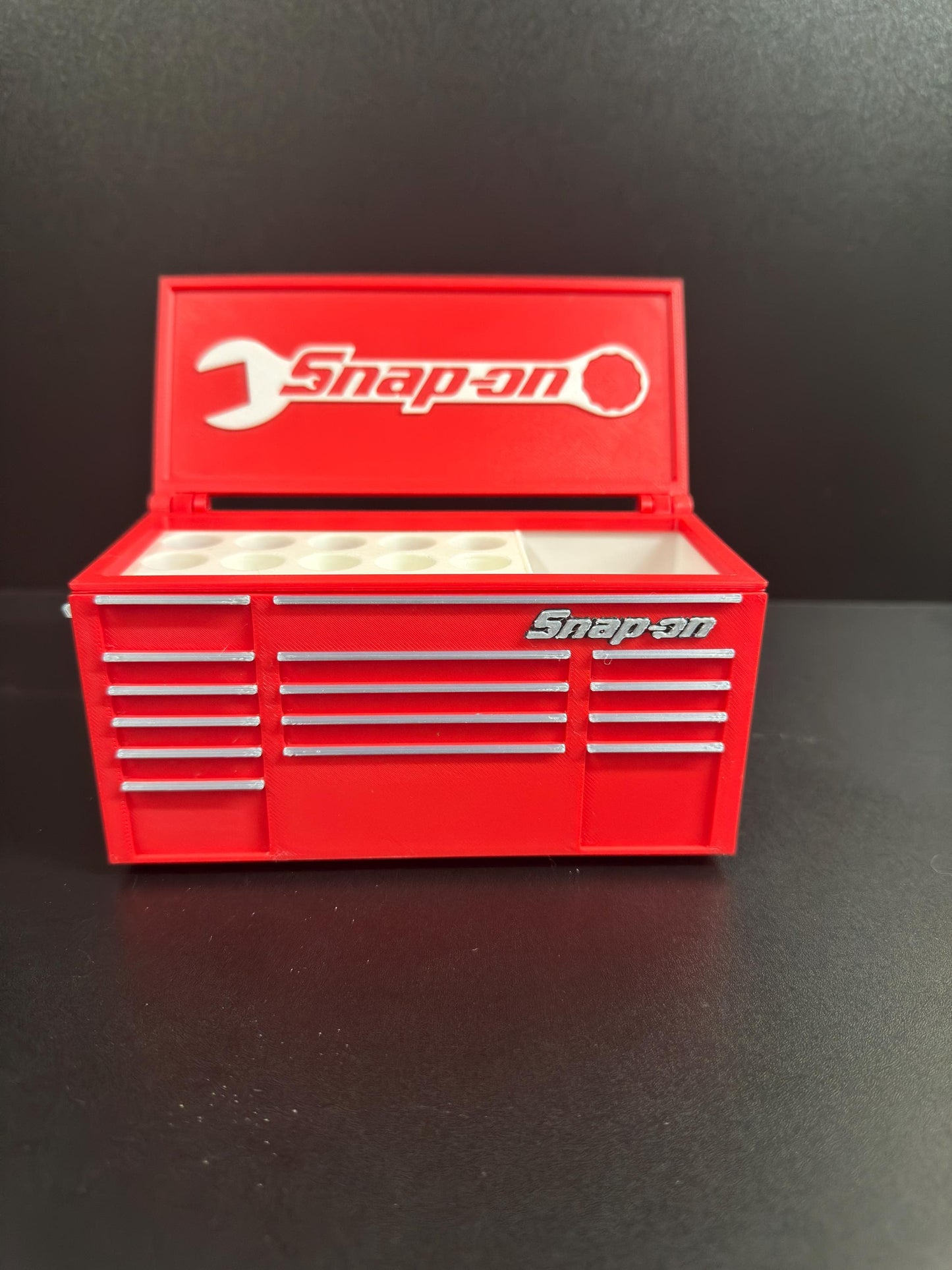 Snap-on Style Toolbox Desk Organizer  3D Printed Pen Holder