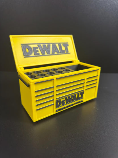 DeWalt Style Toolbox Desk Organizer | Bold 3D Printed Desk Gear