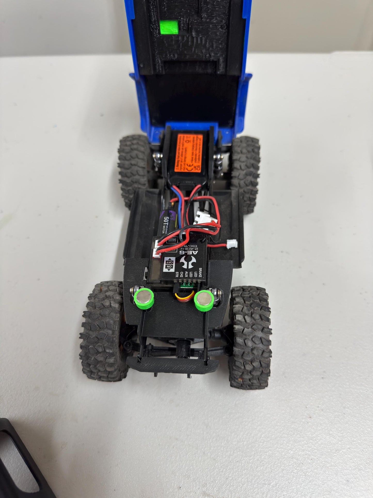 3D Printed TJ Half Door Body Kit for SCX24  Fits Deadbolt Chassis | Jeep Style RC Body with Interior, Roll Cage & Accessories