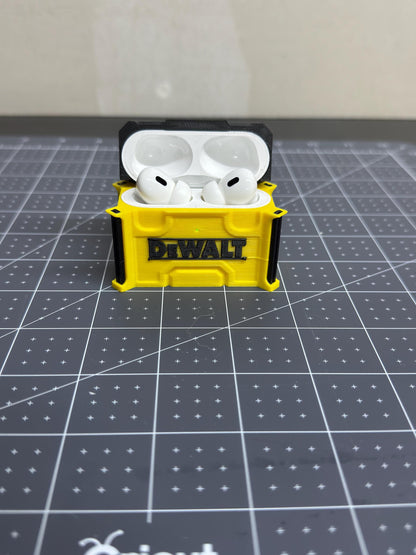 DeWalt Inspired AirPods Pro Case - Fits Gen 1 & 2 - Durable Protective Cover