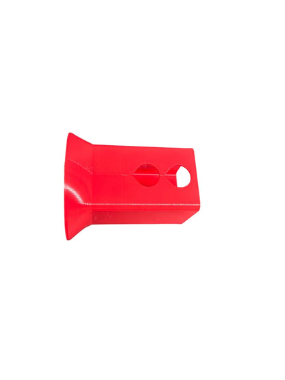 Milwaukee-Inspired Trailer Hitch Cover | 2 Receiver Plug | Fan-Made Red & White Accessory