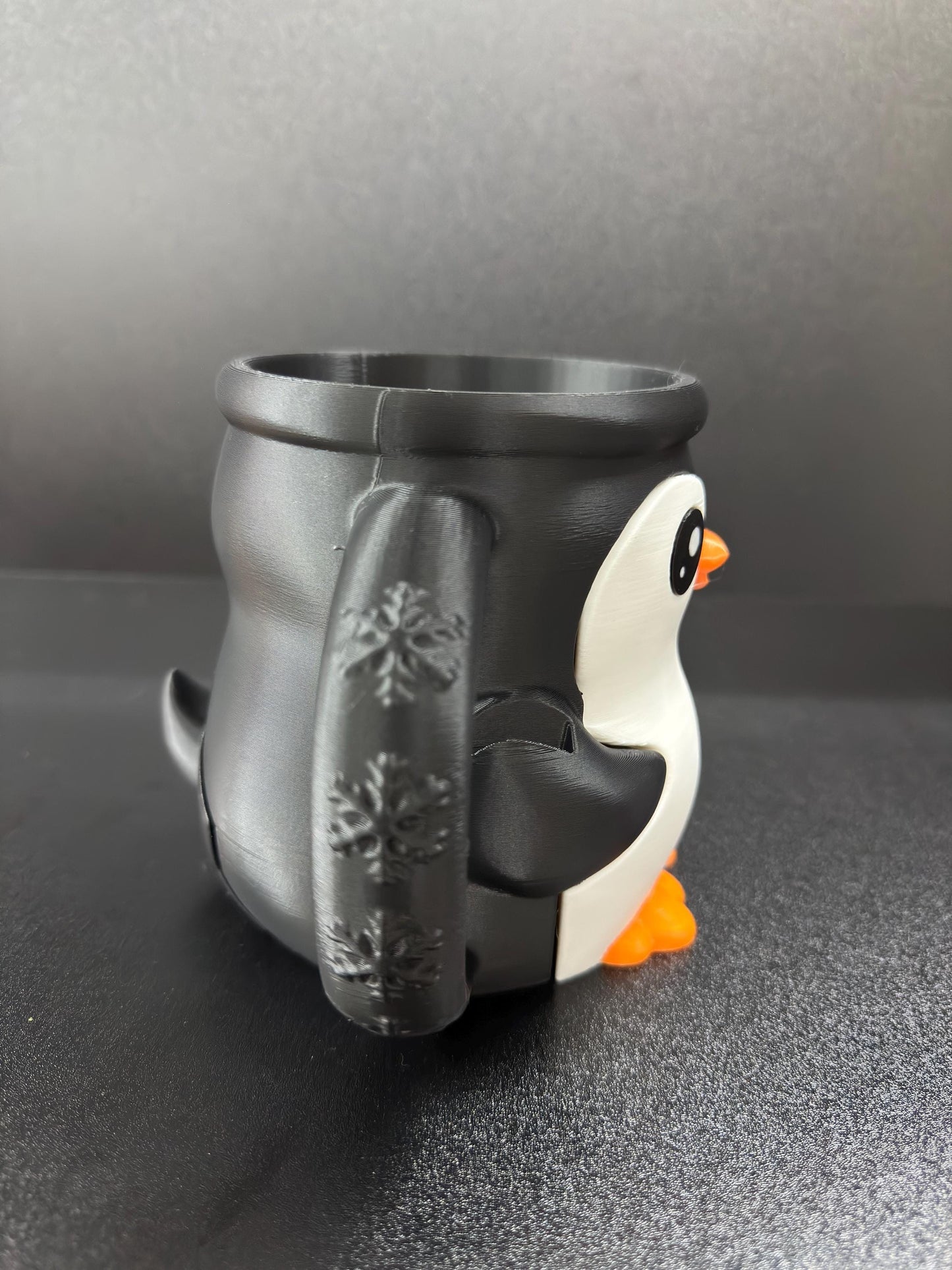 Penguin Ice Cream Pint Holder  3D Printed Penguin with 2 Spoon Slots & Hidden Drawer  Cute Kitchen Gift for Ice Cream Lovers