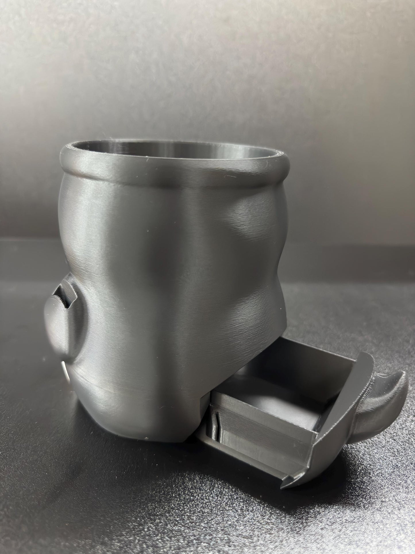 Penguin Ice Cream Pint Holder  3D Printed Penguin with 2 Spoon Slots & Hidden Drawer  Cute Kitchen Gift for Ice Cream Lovers